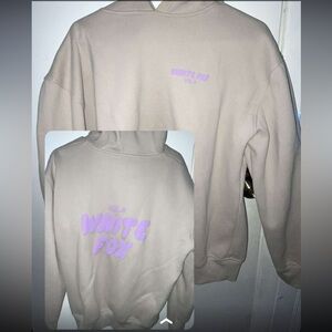 White fox hoodie